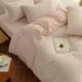 Wholesale INS Japanese Style Skin-Friendly Cloud Cotton Four-Piece Soft Washed Jacquard Striped 4-Piece Bedding Set_maomaolike.com