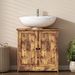 Bathroom Vanity Cabinet, Under Sink Bathroom Cabinet With 2 Doors And Adjustable Shelf, Rustic Brown_maomaolike.com