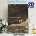 Melancholy Themed Painting Poster, Vintage Oil Painting Style Poster, Features A Woman Afloat In Water With Poetic Text And Water Lilies, Evokes_maomaolike.com