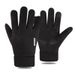 Men's autumn and winter suede gloves thick warm touch screen outdoor cycling driving delivery non slip full finger gloves_maomaolike.com
