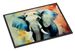 Elephant Doormat Front Door Mat Indoor Outdoor Rugs For Entryway, Non Slip Washable Low Pile, 24H X 36W_maomaolike.com