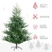 6 Ft Artificial Christmas Tree Holiday Décor With 795 Branches, Auto Open, Steel Base, Wide Shape, Easy-to-Shape Branches_maomaolike.com