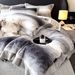 Maillard Series Rabbit Fur Patchwork Four-Piece Set_maomaolike.com