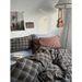 Her College INS Style Simple Melad Washed Cotton Four-Piece Set Bed Sheet Duvet Cover Bedding_maomaolike.com