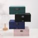 Velvet Three-Layer Lockable Jewelry Necklace Storage Watch Earrings Studs Ring Box Large Capacity_maomaolike.com