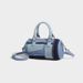 Niche Design Patchwork Denim Crossbody Bowling 2026 Summer New Versatile Boston Pillow Bag_maomaolike.com