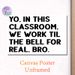 Classroom Motivational Quote Painting Poster, Bold Minimalist Black & White Text Poster, Inspirational Message To Boost Focus, Ideal For Classroom And_maomaolike.com