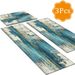 Three-piece Kitchen Rug Set, Non-slip And Washable, Abstract Pattern Kitchen Hallway Rug, Soft And Comfortable, Suitable For Sinks, Floors, Entrances, Hallways And Bathrooms._maomaolike.com