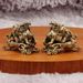 Brass Smooth Sailing Four Seasons Peaceful Qilin Home Desktop Mythical Beast Ornament Decoration Metal Craft_maomaolike.com