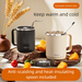 Stainless Steel Mug With Lid Student Double-layer Insulation Office Worker Drinking Tea Coffee Cup_maomaolike.com