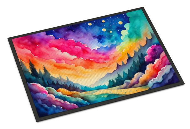 Dusty Miller In Color Doormat Front Door Mat Indoor Outdoor Rugs For Entryway, Non Slip Washable Low Pile, 24H X 36W_maomaolike.com