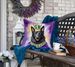 Belgian Sheepdog King Of Mardi Gras Throw Pillow Machine Washable, Indoor Outdoor Decorative Pillow For Couch, Bed Or Patio, 18Hx18W_maomaolike.com