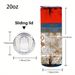 1pc Stainless Steel Thermos With Lid And Straw 600ml Insulation Straight Water Dual Wall Vacuum Cup Stains Letter Full_maomaolike.com