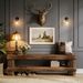 Entryway Bench, 2-Tier Shoe Bench Seat End Of Bed Storage Benches_maomaolike.com