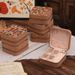 Retro High-End Cork Jewelry Portable Travel Earrings Ring Necklace Storage Box_maomaolike.com