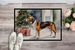 English Foxhound Cozy Christmas Doormat Front Door Mat Indoor Outdoor Rugs For Entryway, Non Slip Washable Low Pile, 24H X 36W_maomaolike.com