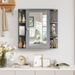 Wall-Mounted Bathroom Mirror Cabinet With Storage Shelves_maomaolike.com