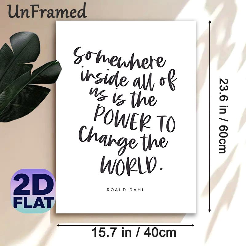 Inspirational Quote Painting Poster, Minimalist Handwritten Typography Poster, Uplifting Motivational Message, Suitable For Home Office, Living Room_maomaolike.com