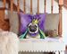 Pug King Of Mardi Gras Throw Pillow Machine Washable, Indoor Outdoor Decorative Pillow For Couch, Bed Or Patio, 14Hx14W_maomaolike.com