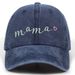 Unisex Washed cotton mama embroidered baseball cap Cotton duck hat Dad hat Hip Hop hat_maomaolike.com