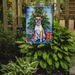 White Boxer Christmas Reindeer Garden Flag Mailbox Flag Decorative Yard Flag Banner Outside Patio Artwork Yard Flower Beds, Garden Size, Multicolor_maomaolike.com