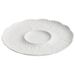 Cabbage-Shaped Ceramic White Light Luxury Western Dining Flat Dish Plate High-End Hotel Table Setting Tableware_maomaolike.com