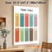 Times Table Painting Poster, Colorful Segmented Multiplication Chart Poster, Clear Structured Design To Assist Math Learning, Ideal For Study Rooms_maomaolike.com