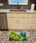 Kentucky Goldenrod In Watercolor Memory Foam Kitchen Mat Machine Washable Anti-Fatigue Mat Cushion Comfort Bath Mat Or Kitchen Rug_maomaolike.com