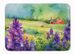 New Jersey Violet In Watercolor Memory Foam Kitchen Mat Machine Washable Anti-Fatigue Mat Cushion Comfort Bath Mat Or Kitchen Rug_maomaolike.com