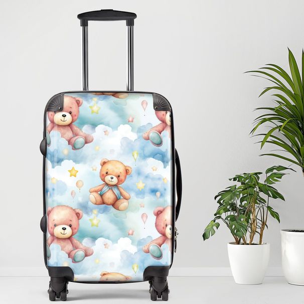 Bear8 Luggage, 20/24/28 Inch Luggage, Carry-On, Custom Luggage, Luggage Set, Suitcase, Travel, Vacation, Cabin Suitcase, Custom Suitcase, Personalized Luggage_maomaolike.com