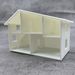 White Plastic Mini House Sculpture Craft, Nordic Minimalist Style Figurine For Living Room Tabletop Layout
_maomaolike.com