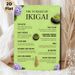 Ikigai Themed Painting Poster, Soft Green-toned Illustrative Poster, Presents 10 Inspiring Life Principles, Ideal For Home Office, Living Room And_maomaolike.com