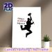 Lucky Chimney Sweep Quote Painting Poster, Minimalist Black Silhouette Poster, Whimsical Luck-inspired Design, Ideal For Living Room And Entryway_maomaolike.com