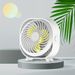 Random Color New Desktop Small Fan Rechargeable Desktop Fan Portable Office Student Dormitory Home Mini Fan Mute_maomaolike.com