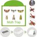 Pest Pheromone Moth Killer Insect Catcher Fly Sticky Traps Garden Pantry Food Flycatcher Sticker Plate Trap_maomaolike.com