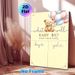 Gender Reveal Teddy Bear Painting Poster, Soft Watercolor Cute Bear & Balloons Poster, Ideal For Guest Gender Voting, Suitable For Gender Reveal_maomaolike.com
