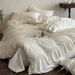 French Style High-End 100S Australian Jacquard Four-Piece Set Full Cotton Satin Duvet Cover Bed Sheet Floral Embroidery Bedding Wh_maomaolike.com