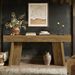 Console Table, Farmhouse Narrow Entryway Table Behind The Couch_maomaolike.com