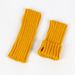 Unisex Warm wool gloves Fingerless gloves Knitted cuffs Wool gloves with false sleeves straight gloves Warm gloves_maomaolike.com