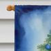 Japanese Chin Christmas Reindeer House Flag Large Porch Sleeve Pole Decorative Outside Yard Banner Artwork Wall Hanging, Polyester, House Size, Multicolor_maomaolike.com