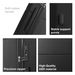 BLACK 3-Piece Premium ABS Luggage Set-20", 24", And 28" Suitcases With Multi-Position Handle, Silent Spinner Wheels, And TSA-Approved Lock-Durable, Stylish, And Spacious Travel Gear_maomaolike.com
