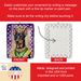 Terrier King Of Mardi Gras Porcelain Ornament Christmas Tree Hanging Decorations For Home Christmas Holiday, Rectangle, Gift, Multicolor_maomaolike.com