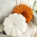 Household Accessories Nordic Ins Small Rabbit Fur Pumpkin Cushion Futon Handmade Pleated Sofa Bedside Cushion Office Bay Window Pillow_maomaolike.com