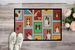 Lots Of Red Border Collie Doormat Front Door Mat Indoor Outdoor Rugs For Entryway, Non Slip Washable Low Pile, 24H X 36W_maomaolike.com