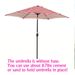 9FT TILT UMBRELLA With Stripes Fabric_maomaolike.com