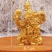 Golden Brings Wealth And Prosperity Home Office Desktop Decoration Ornament Coin Ingot Rooster Alloy Metal Craft_maomaolike.com
