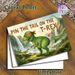 Pin The Tail On The T-Rex Themed Painting Poster, Vibrant Watercolor Prehistoric Scene With Blindfolded T-Rex Poster, Interactive Party Game Decor_maomaolike.com