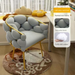 Bedroom Nail Chair Internet Celebrity Makeup Chair Home Backrest Light Luxury High-end Modern Simple Vanity Stool_maomaolike.com
