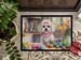 Decorating Easter Maltese Doormat Front Door Mat Indoor Outdoor Rugs For Entryway, Non Slip Washable Low Pile, 24H X 36W_maomaolike.com