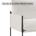 Modern Accent Chair, Comfy Chair With Removable Cushion, Vanity Chair With Wood Armrests For Living Room, Bedroom, White_maomaolike.com